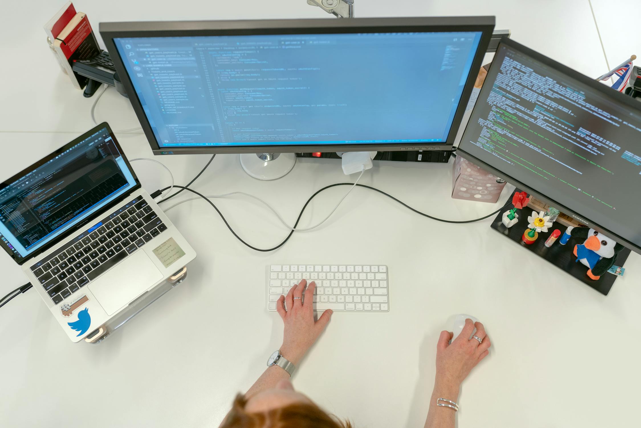Modern office with technology integration